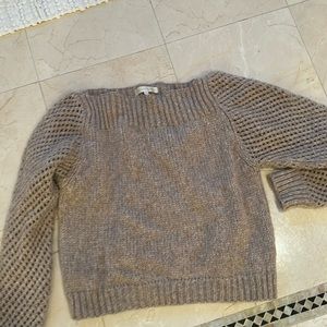 Love shack fancy rosy pull over sweater